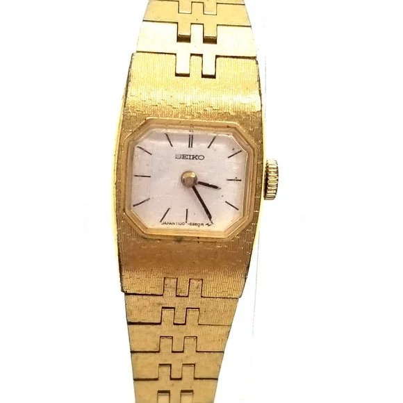 Seiko Gold 1100-5530 women\'s Vintage watch Watch SEIKO Gold in Gold plated - 38070162 main image 4